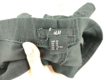 lidl joggery damskie: H&M, Material trousers for women, size L (EU 40) — 4