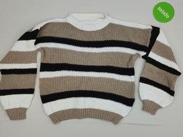 sweter w paski damski: Sweter damski, L — 2