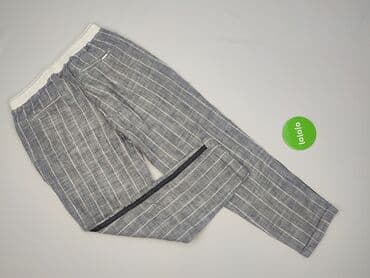 patchworkowe jeansy: Anataka, Spodnie materiałowe damskie, L — 3