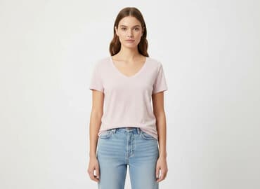h m t shirt women: H&M, T-shirt damski, rozmiar S — 7
