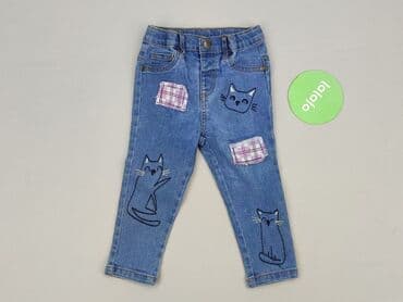 spodnie w gwiazdki bershka: Spodnie jeansowe, So cute, 12-18 miesięcy, stan - Bardzo dobry — 2