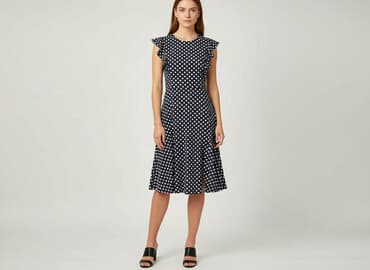 emoi sklep sukienki granat na wesele: Sukienka damska, rozmiar S — 5