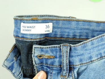 legginsy woskowane wysoki stan: Sinsay, Jeansy damskie, rozmiar S — 4