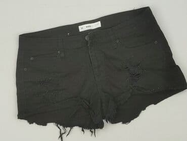 krótkie czarne skórzane spodenki: Szorty damskie, rozmiar M — 1