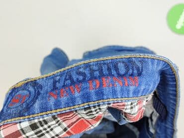 krótkie spodenki jeansowe męskie: Szorty dla mężczyzn, rozmiar L — 4