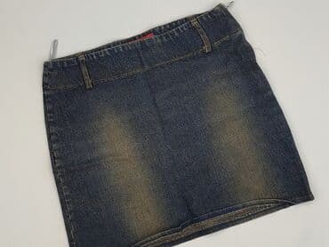 spódniczka dżinsowe z wysokim stanem: Spódnica damska, rozmiar L — 1