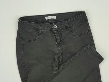 czarne jeansy bershka: PULL&BEAR, Jeansy damskie, rozmiar S — 1
