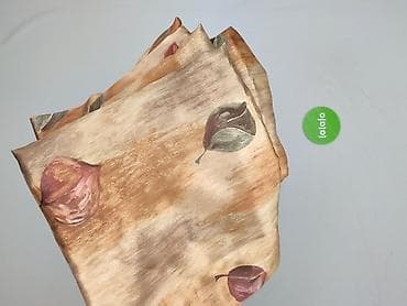 remont za darmo: Zasłony panelowe w odcieniach beżu i brązu z motywem liści - Komplet — 4