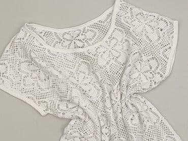 białe luźna bluzki: Bluzka damska, rozmiar One size — 1