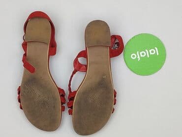 ccc sandaly czerwone: Sandały damskie, rozmiar 41 — 3