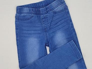 bluzki oversize: Spodnie jeansowe, Little kids, 5-6 lat, 116, stan - Bardzo dobry — 1