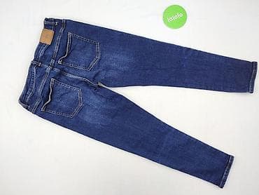 spodnie cargo szare pull and bear: Zara, Jeansy damskie, rozmiar XL — 3