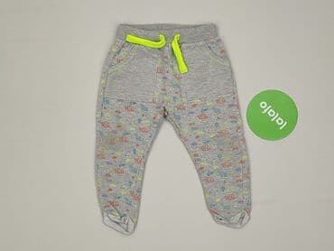 biale rajstopy niemowlece: Sweatpants, 5.10.15, 9-12 months, condition - Good — 2