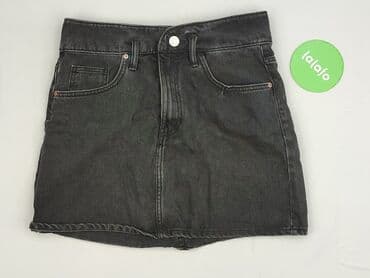 spódniczki jeansowe czarne: Zara, Spódnica damska, rozmiar M — 2
