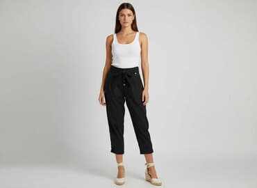 pepco buty myszka miki: Spodnie materiałowe damskie, rozmiar M — 8