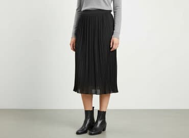 czarne plisowane spódniczka: George, Spódnica damska, rozmiar M — 6