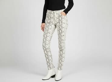 snake t shirty: H&M, Jeansy damskie, rozmiar M — 6