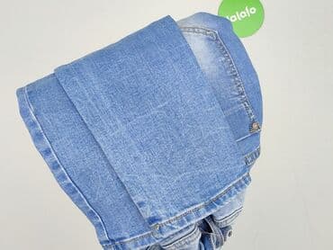 spodnie z dziurami wysoki stan: Jeansy damskie, M — 6