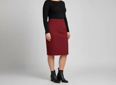 czarne plisowane spódniczka: Spódnica damska, rozmiar XL — 6