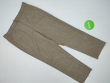 beżowy: Spodnie materiałowe damskie, rozmiar XL — 2
