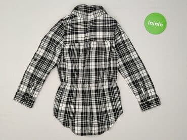 srebrne paski do sukienki: Shirt 5-6 years, condition - Very good, pattern - Cell, color - Black — 3