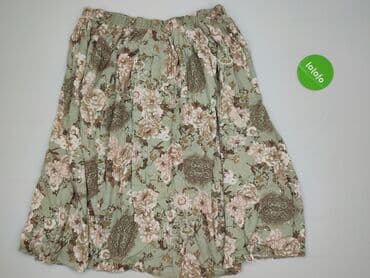 rozkloszowane spódnice midi w kwiaty: Women`s skirt, size XL — 4