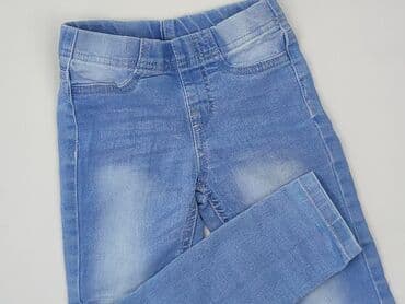 legginsy z dodatkiem skóry: Spodnie jeansowe, Little kids, 5-6 lat, 116, stan - Bardzo dobry — 1