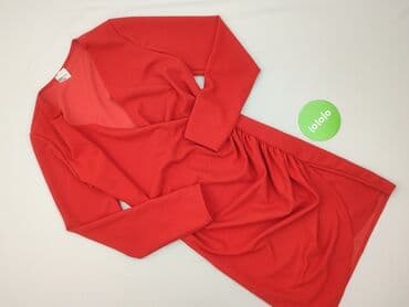 szeroki czerwony pasek do sukienki: Pakuten, Sukienka damska, rozmiar S — 2