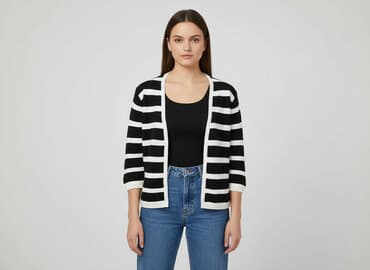 kurt cobain sweter w paski: Kardigan damski, S — 6