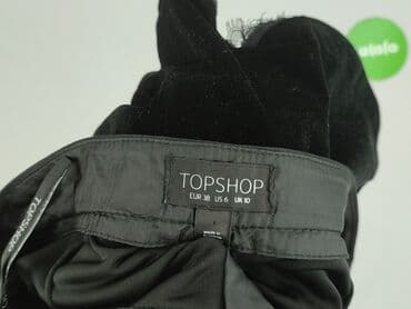 welurowy dres krótkie spodenki: Topshop, Szorty damskie, rozmiar M — 4