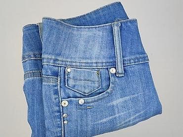 pro moda sandały: Denim, Spodnie 3/4 damskie, rozmiar M — 7