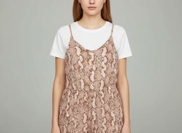 sukienka w wężowy wzór: H&M, Kombinezon damski, rozmiar S — 7