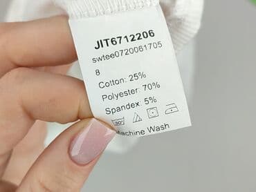 koszulka z długim rękawem w paski: Shein, Top damski, rozmiar M — 6