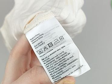 off white bluzy: H&M, Top damski, rozmiar M — 4