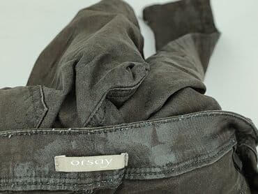 orsay spodnie woskowane czarne: Orsay, Брюки жіночі, розмір L — 9