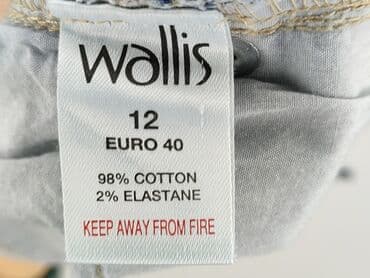 jeansy z asymetrycznym zapieciem: Wallis, Spódnica damska, rozmiar L — 5