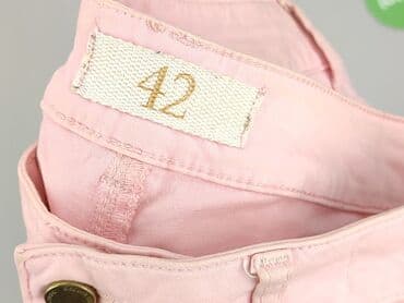 różowe jeansy damskie: Jeansy damskie, rozmiar XL — 4