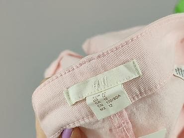 customowe jeansy: H&M, Szorty damskie, rozmiar L — 4