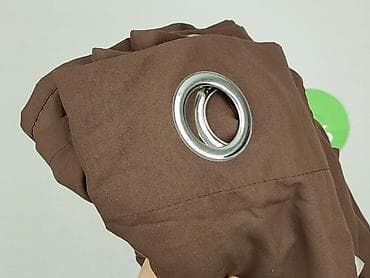 do domu: Zasłona na przelotkach – kolor brązowy - Typ: pojedyncza zasłona z — 5