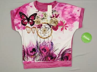 bluzka nietoperz plus size: Bluzka damska, rozmiar 4XL — 2