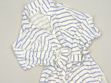 niebieska koszula w białe paski damska: Koszula damska, rozmiar XL — 1