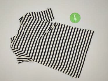 prazkowana sukienki: T-shirt damski, rozmiar M — 4