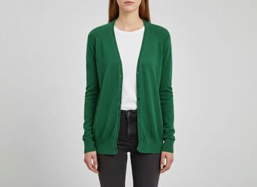 zielona kurtka zara: Zara, Kardigan damski, rozmiar M — 7
