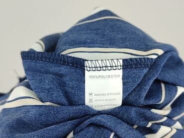 biała bluzka w granatowe paski: Sukienka damska, rozmiar M — 6