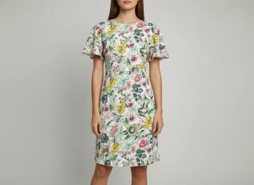 tanie sukienki do kolan: Sukienka damska, rozmiar S — 7