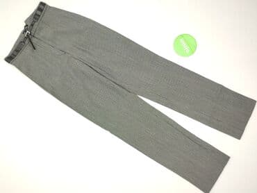 sukienki na wesele dla matki mlodego: Bianco, Material trousers for women, size M (EU 38) — 2