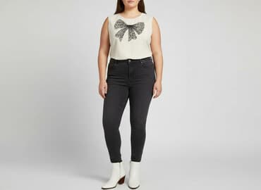 koszula damska z kokardą: Жіноча блуза, розмір 4XL — 1