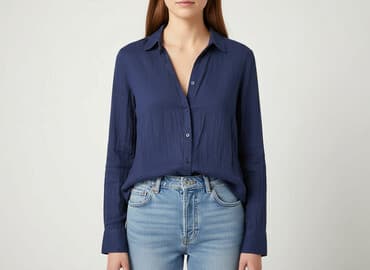 koszula niebieska hm: H&M Divided, Koszula damska, rozmiar S — 7