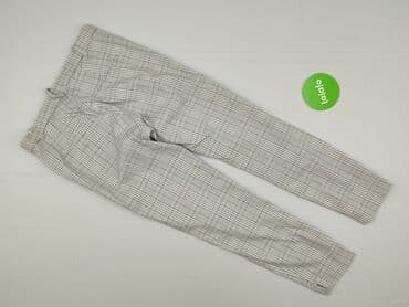 spodnie w kratę new yorker: H&M, Spodnie materiałowe damskie, rozmiar M — 3