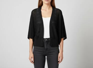 sweter z przezroczystymi rękawami: Atmosphere, Kardigan damski, rozmiar S — 7